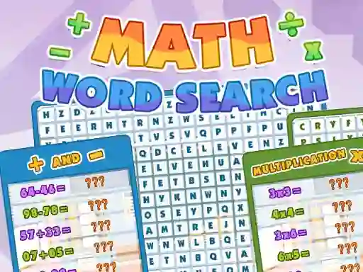 Math Word Search เกมออนไลน์