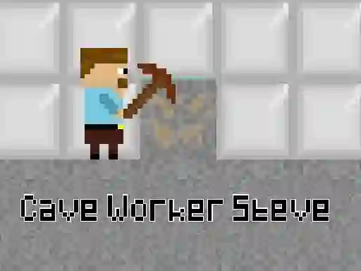 Cave Worker Steve เกมออนไลน์