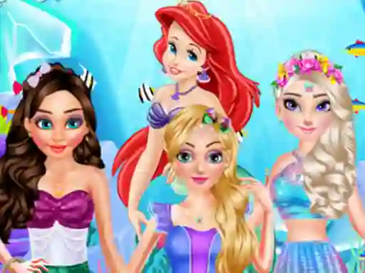 Princess Mermaid Style Makeup เกมออนไลน์