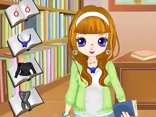 Library Girl Dressup เกมออนไลน์
