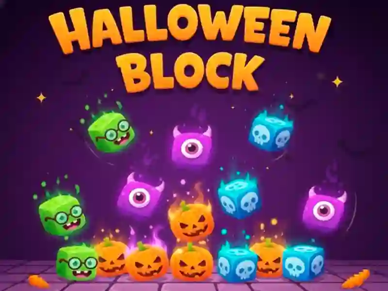 Halloween Block เกมออนไลน์