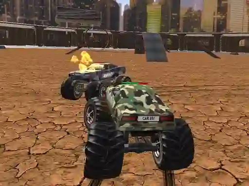 Demolition Monster Truck Army เกมออนไลน์