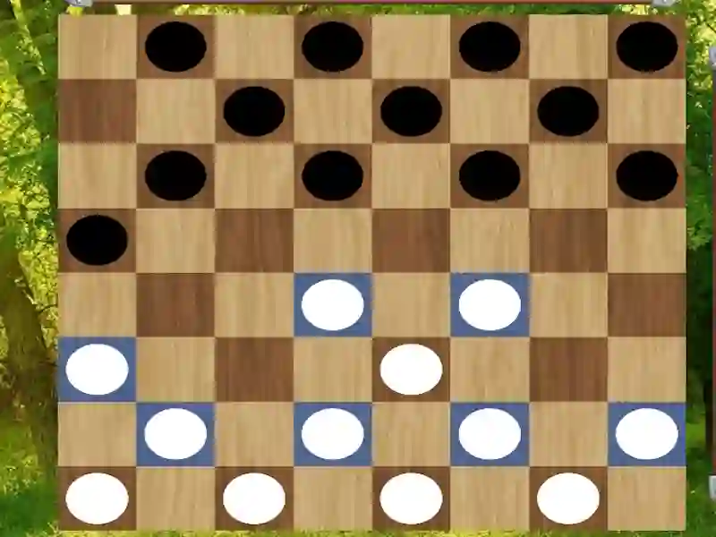 Classic Checkers: Forest เกมออนไลน์