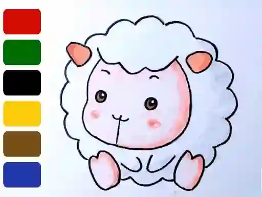 Baby sheep ColoringBook เกมออนไลน์