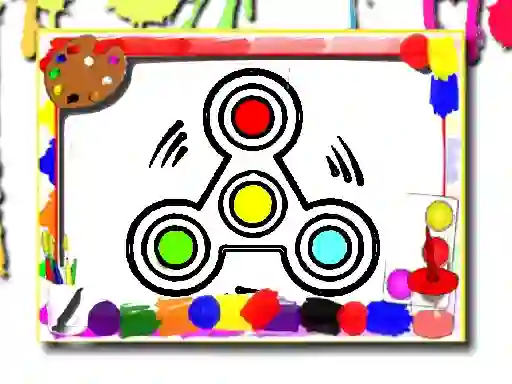Fidget Spinner Coloring Book เกมออนไลน์