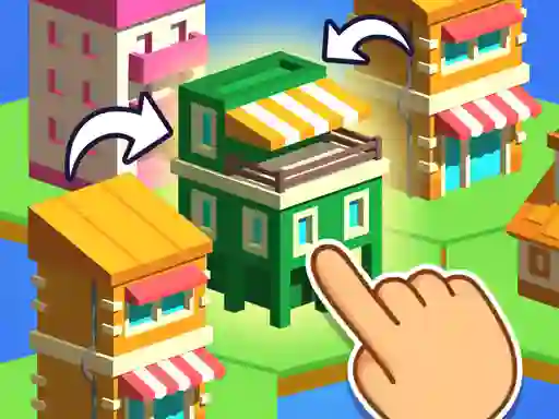 Crafty Town Merge City เกมออนไลน์
