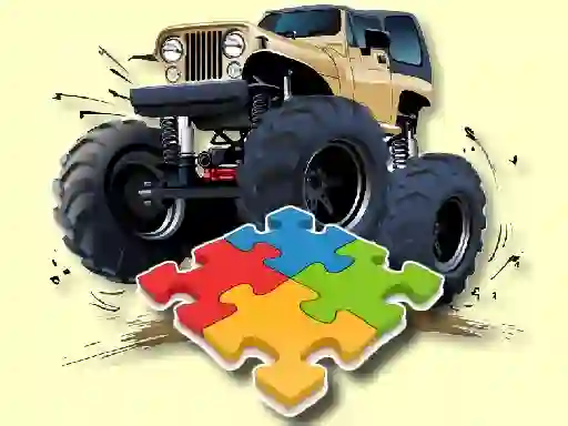 Monster Truck Jigsaw Challenge เกมออนไลน์