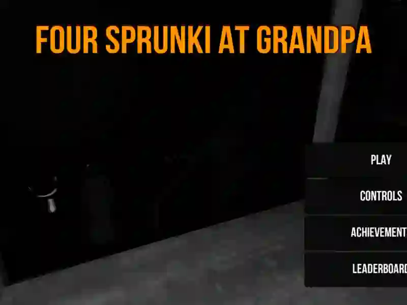 Four Sprunki at Grandpa เกมออนไลน์