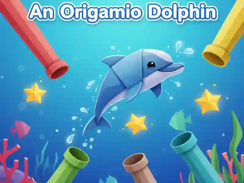 An origami dolphin เกมออนไลน์