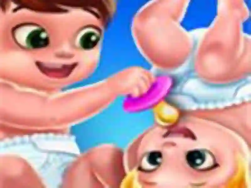 Baby Twins Caring Day เกมออนไลน์