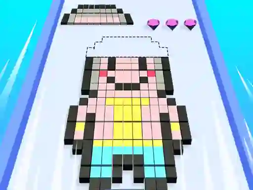 Blocks Stack Rush เกมออนไลน์