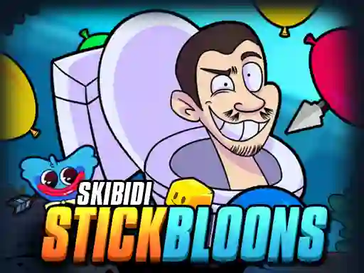 Skibidi Stick Bloons เกมออนไลน์