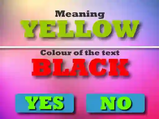 Colour Text Challeenge เกมออนไลน์
