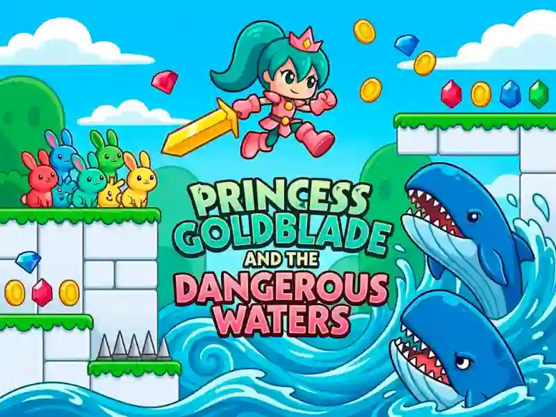 Princess Goldblade and the Dangerous Waters เกมออนไลน์