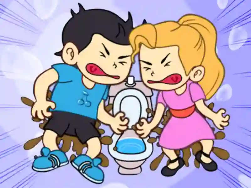 Toilet Rush Race: Draw Puzzle เกมออนไลน์