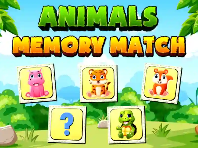 Animals Memory Match เกมออนไลน์