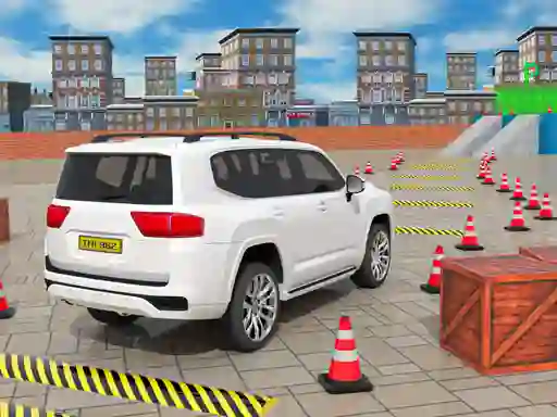 Prado Car Parking Games Sim เกมออนไลน์