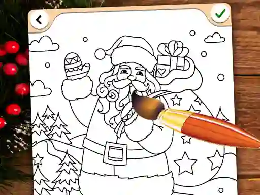 Christmas Coloring Game เกมออนไลน์