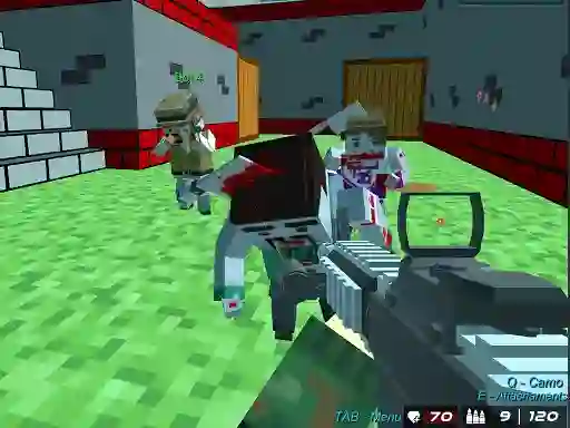 Blocky Wars Advanced Combat Swat เกมออนไลน์