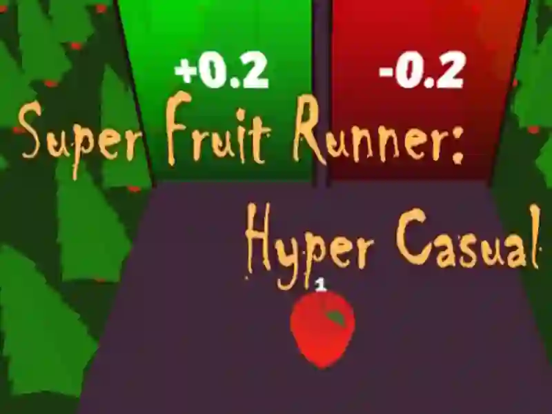 Super Fruit Runner: Hyper Casual เกมออนไลน์