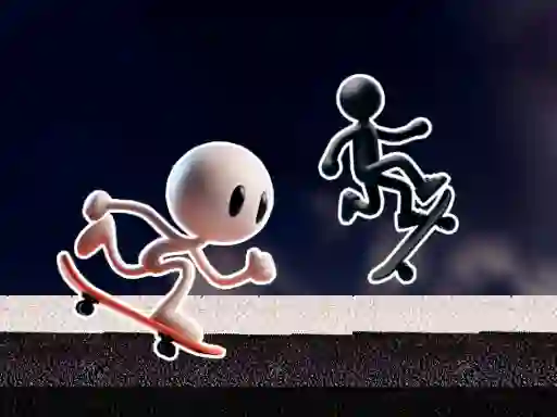 Black and White Stickman เกมออนไลน์