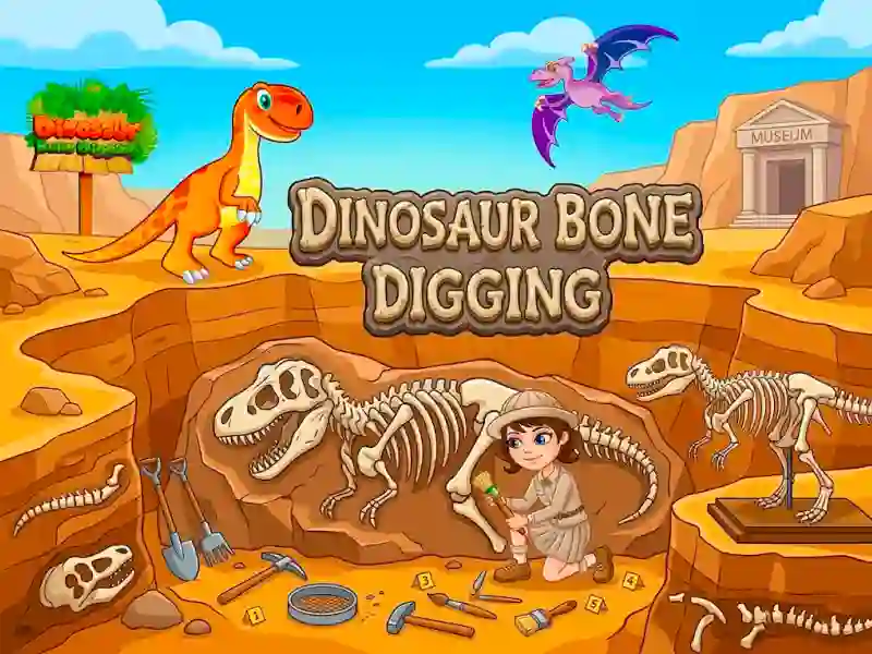Dinosaur Bone Digging เกมออนไลน์