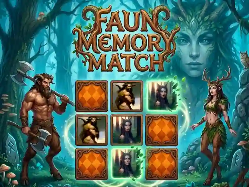Faun Memory Match เกมออนไลน์