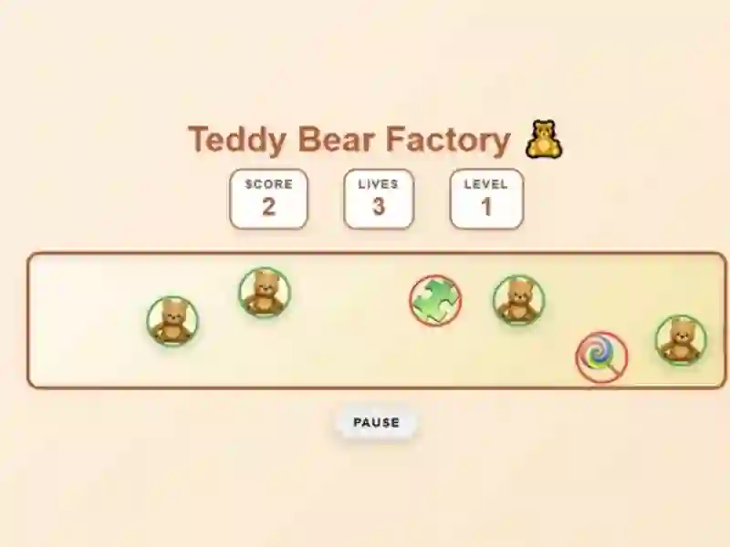 Teddy Bear Factory เกมออนไลน์