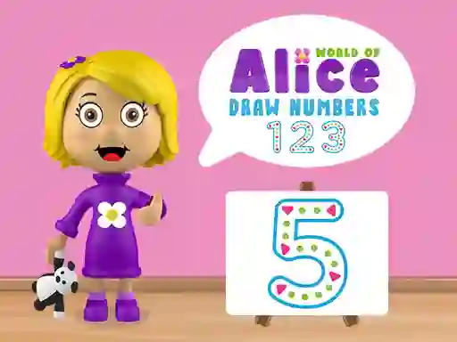 World of Alice Draw Numbers เกมออนไลน์
