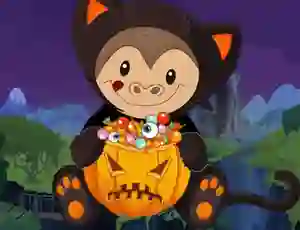 Halloween Monkey Jumper เกมออนไลน์