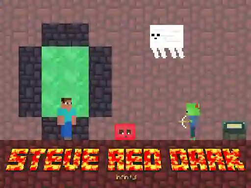 Steve Red Dark เกมออนไลน์