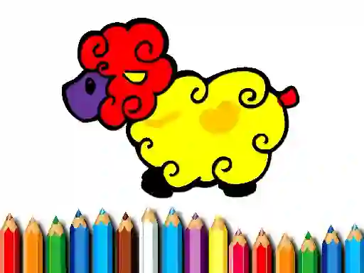 Baby Sheep Coloring เกมออนไลน์