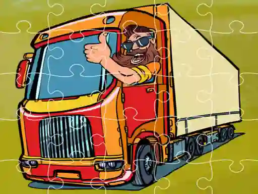 Semi Trucks Jigsaw เกมออนไลน์