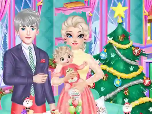 Frozen Family Christmas Preparation เกมออนไลน์