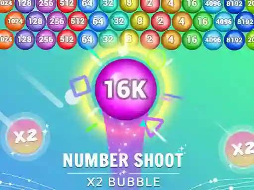 Number Shoot x 2 bubble เกมออนไลน์