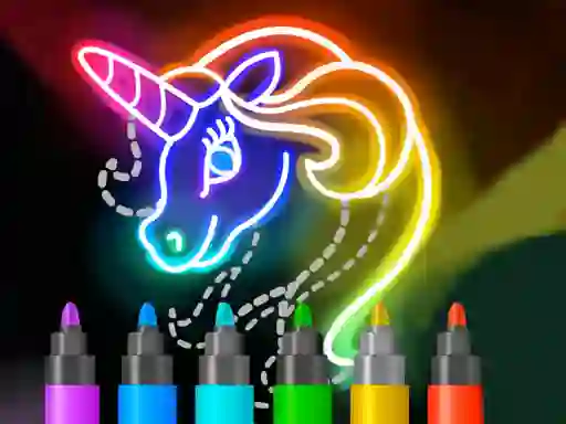 Learn to Draw Glow Cartoon เกมออนไลน์