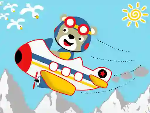 Friendly Airplanes For Kids Coloring เกมออนไลน์