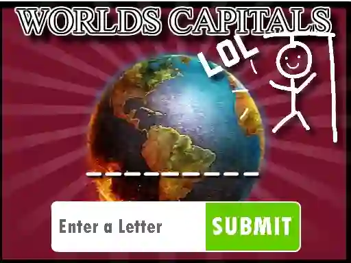 Hangman Capitals Cities เกมออนไลน์