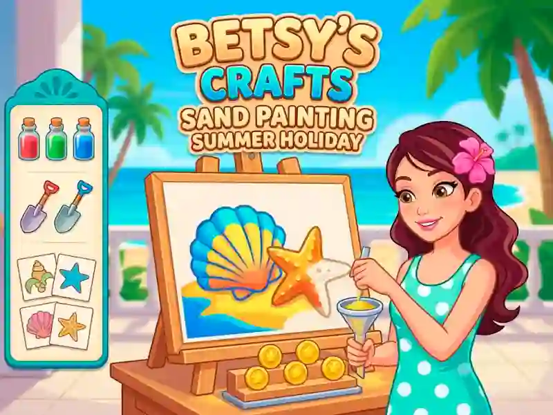 Betsy's Crafts Sand Painting Summer Holiday เกมออนไลน์