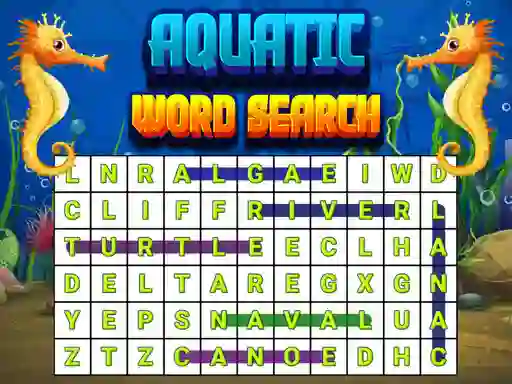 Aquatic Word Search เกมออนไลน์