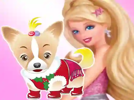 Barbie's Dog Dressup เกมออนไลน์