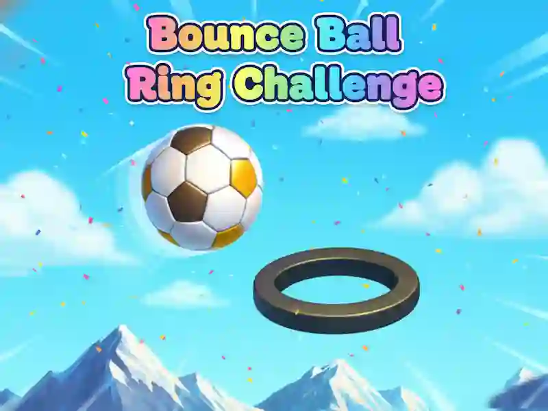 Bounce Ball Ring Challenge เกมออนไลน์
