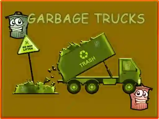 Garbage Trucks Hidden Trash Can เกมออนไลน์