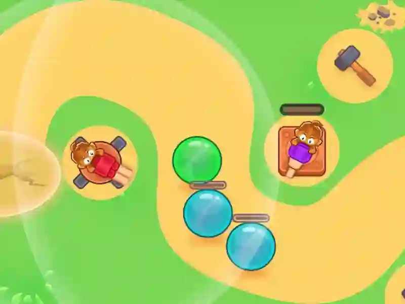 Monkey Bubble Defense เกมออนไลน์
