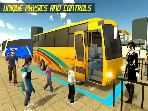 Modern Bus Parking Advance Bus เกมออนไลน์