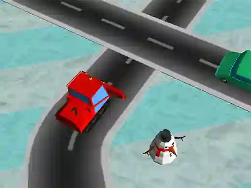 Traffic Run Christmas เกมออนไลน์