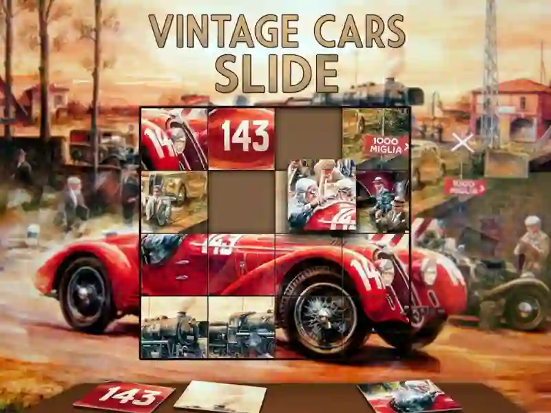 Vintage Cars Slide เกมออนไลน์