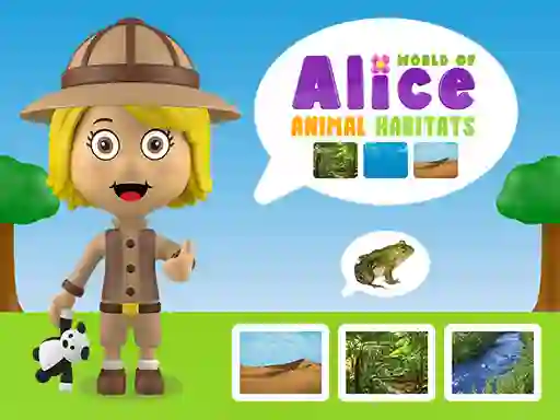 World of Alice Animal Habitats เกมออนไลน์