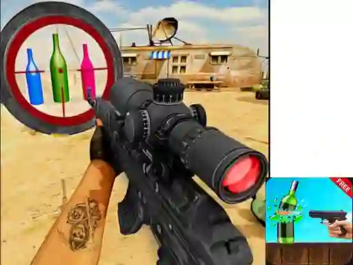 Sniper Bottle Shooting เกมออนไลน์