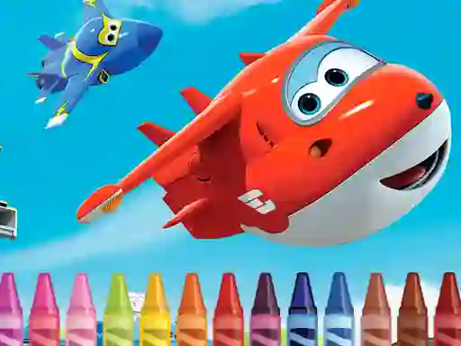 Superwings Coloring เกมออนไลน์